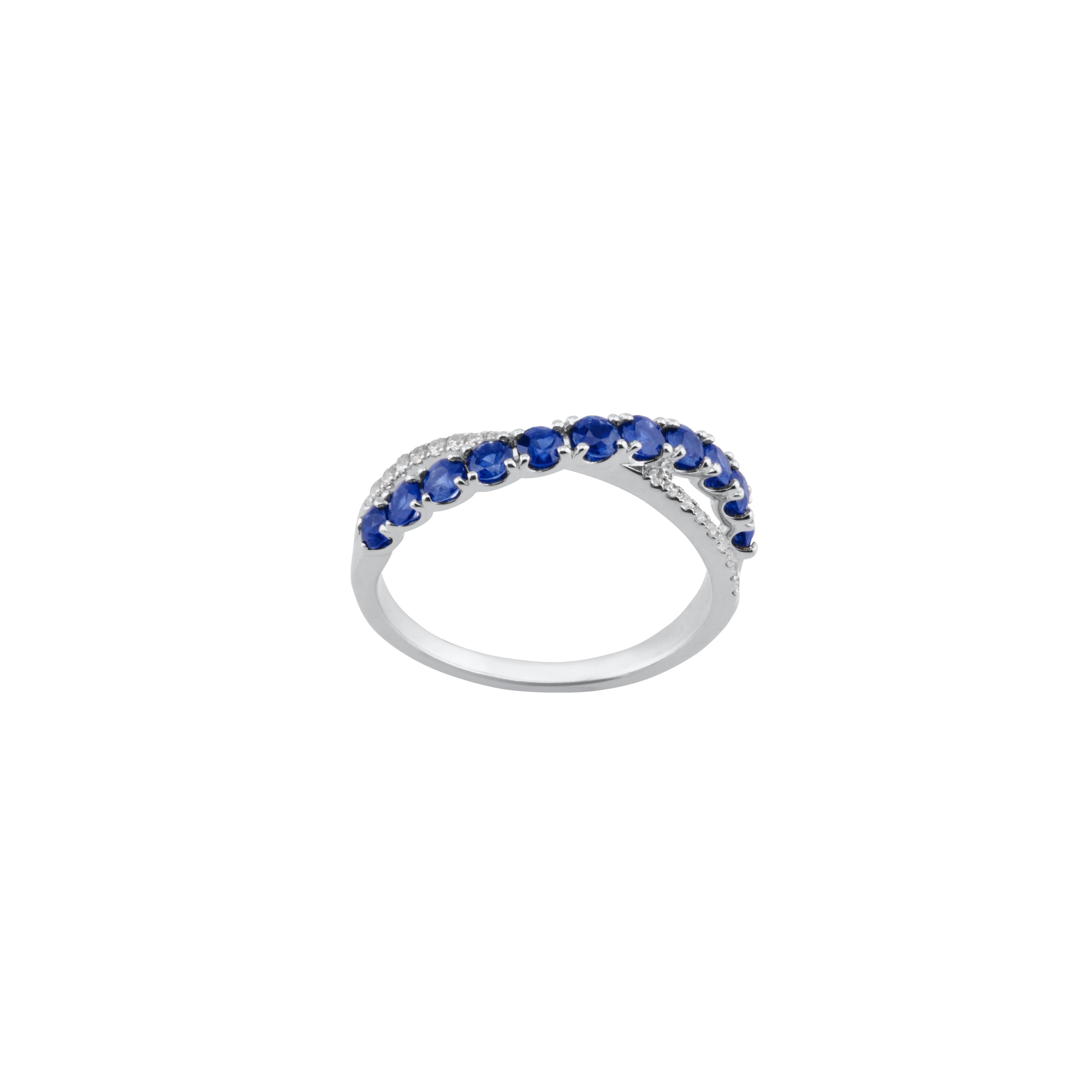 Sapphire Band Ring