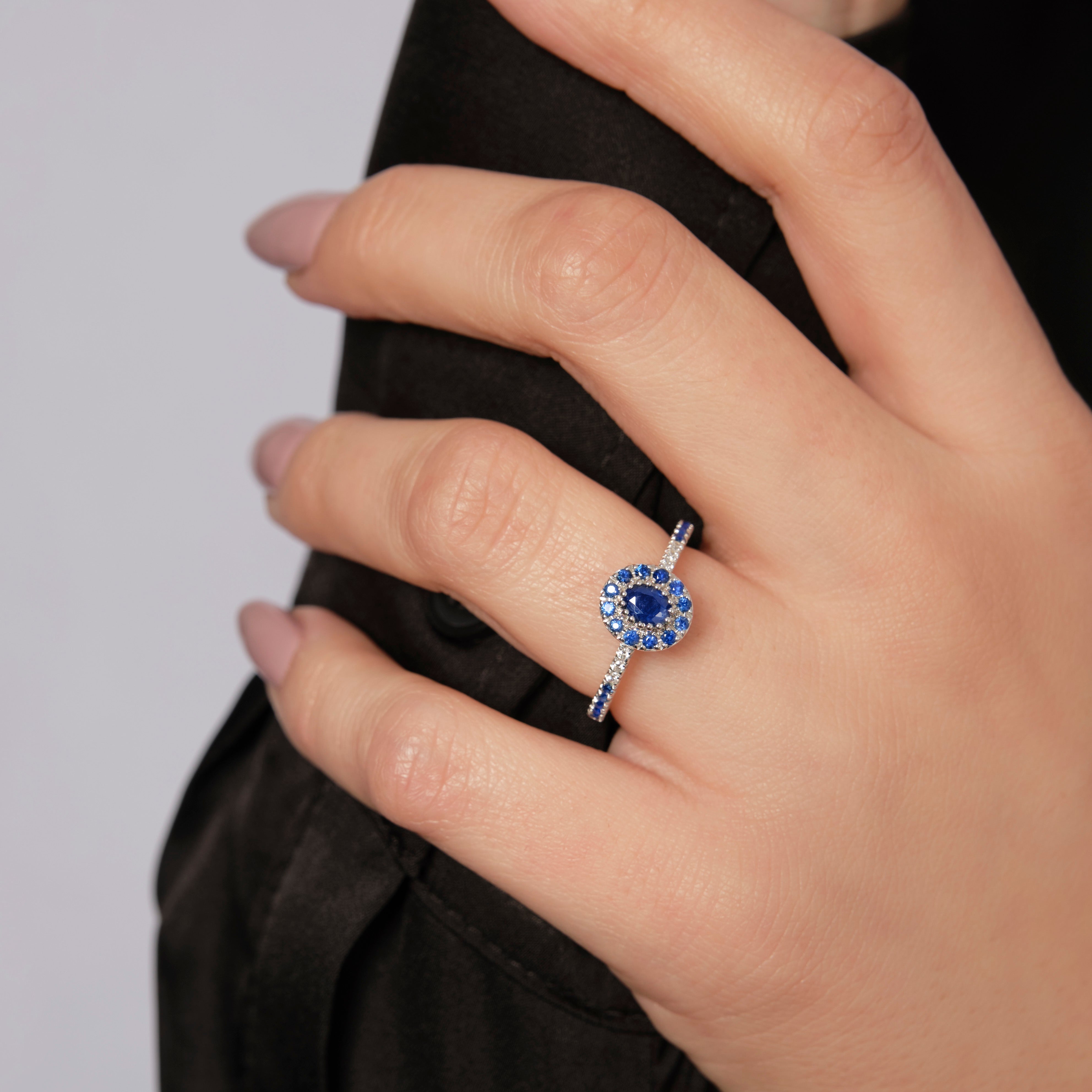 Ceylon Blue Sapphire Ring