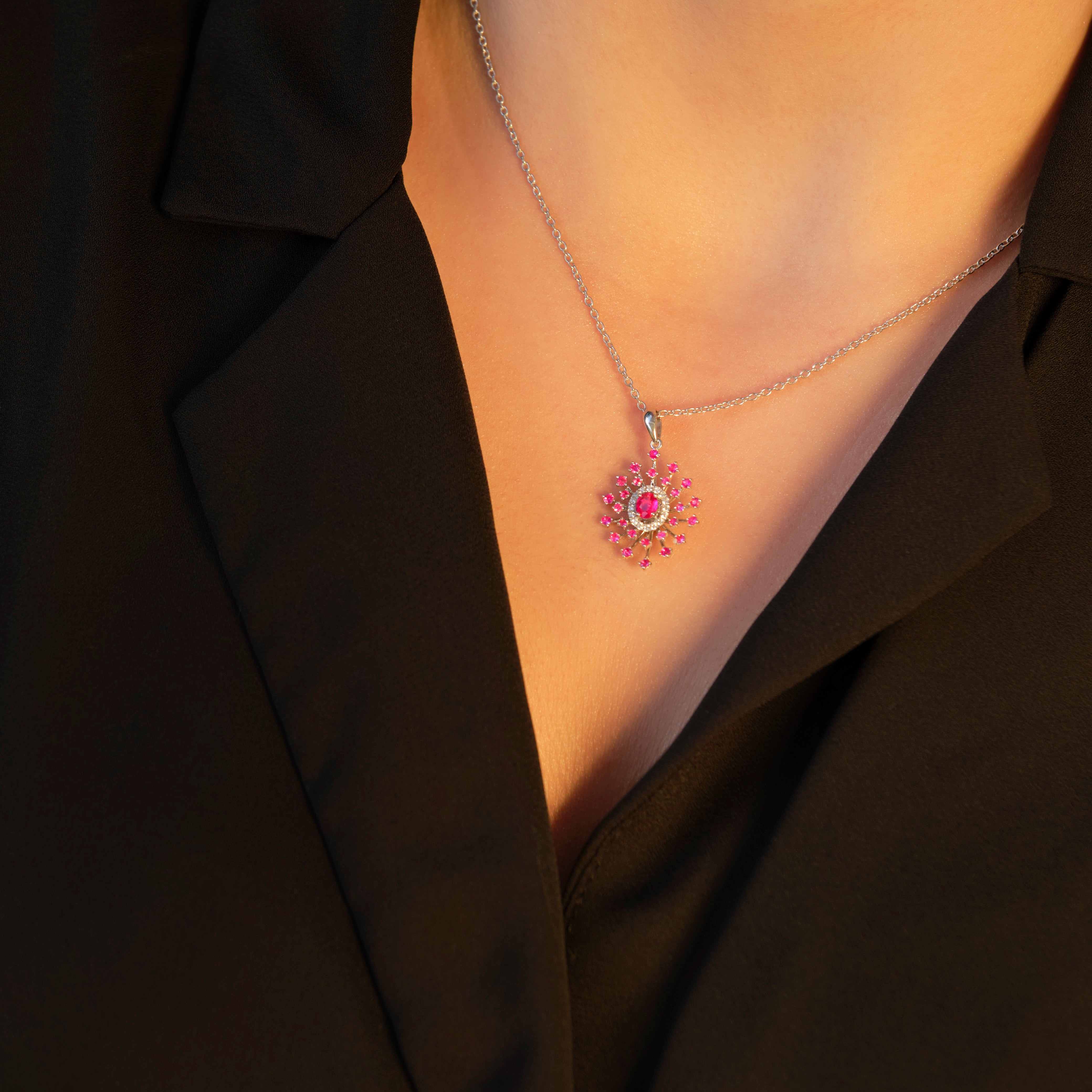 Pink Sapphire Pendant